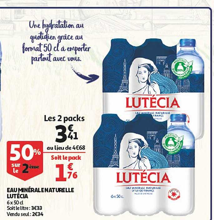 Eau Minérale Naturelle Lutécia