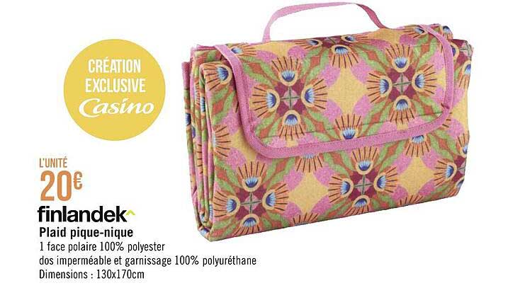 finlandek plaid pique-nique