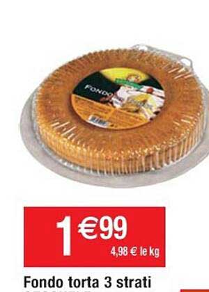 fondo torta 3 strati