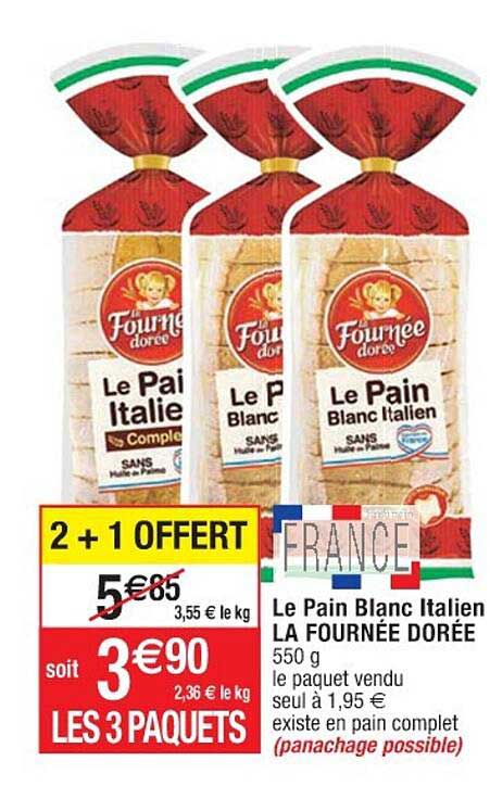 le pain blanc italien la fournée dorée