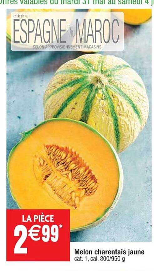 Melon Charentais Jaune