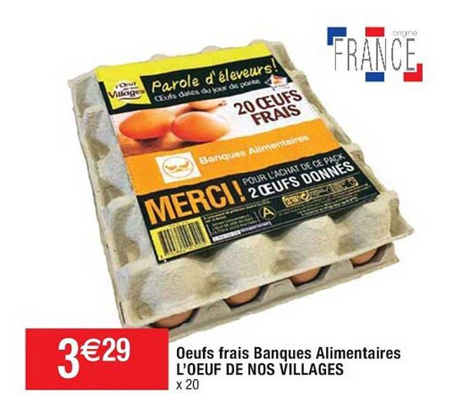 œufs frais banques alimentaires l'œuf de nos villages