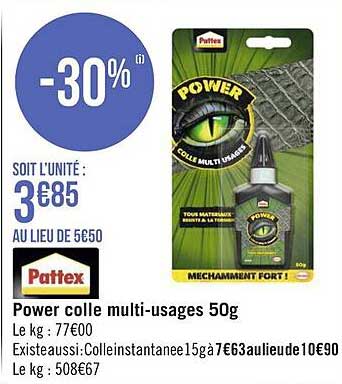 pattex power colle multi-usages