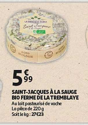Saint-jacques à La Sauge Bio Ferme De La Tremblaye