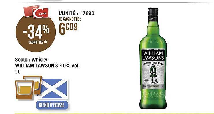 scotch whisky william lawson's