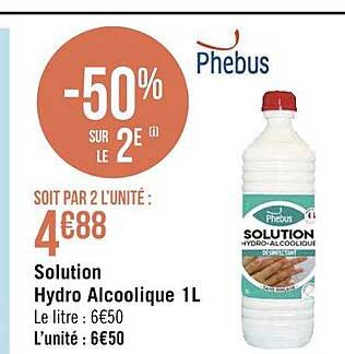 Solution Hydro Alcoolique Phebus
