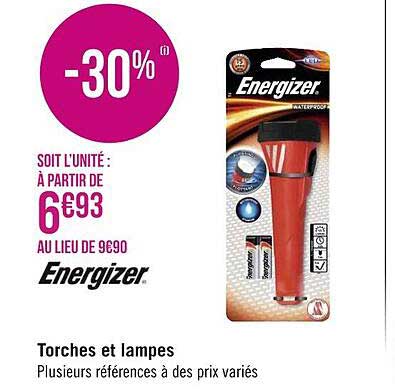 torches et lampes energizer