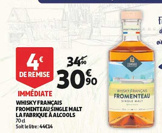 whisky français fromenteau single malt la fabrique à alcools