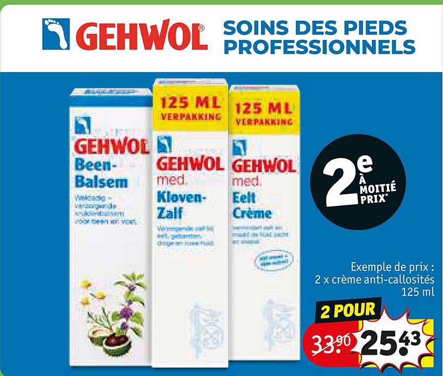 2 X  Crème Anti-callosités 125ml