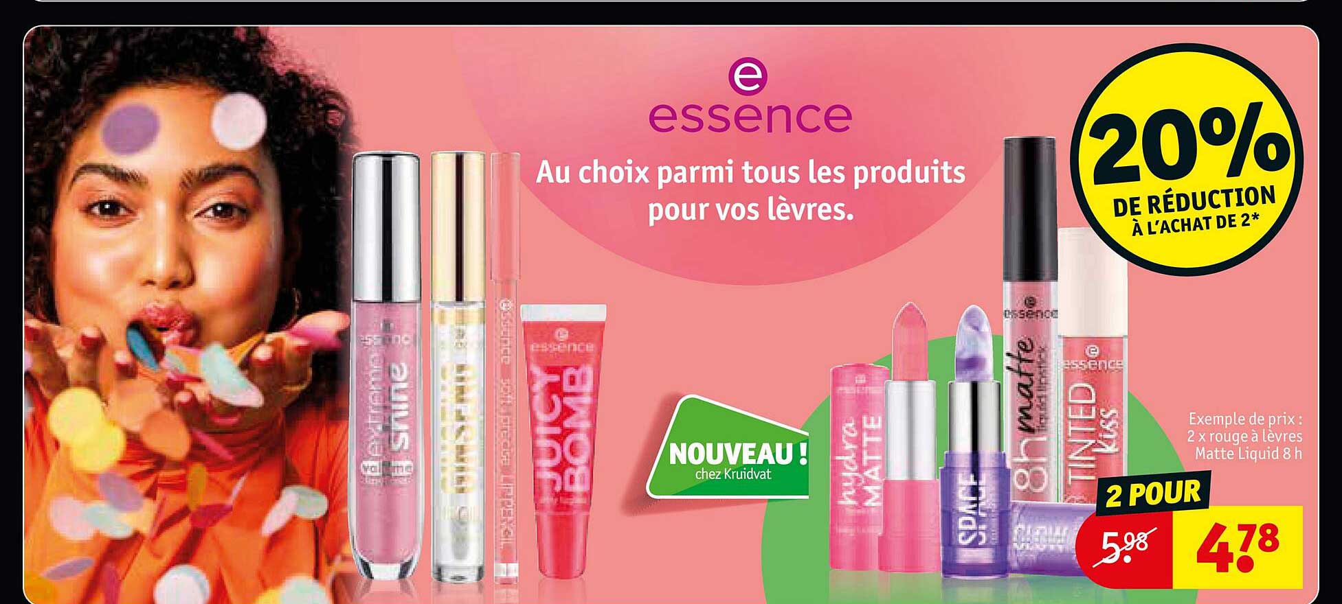 2 x  rouge à lèvres matte liquid 8h