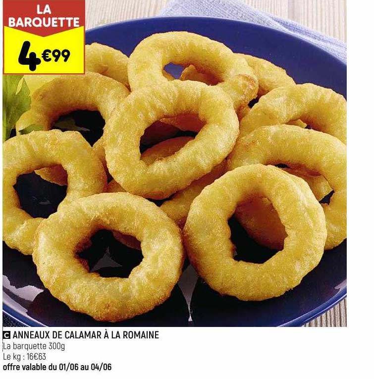 Anneaux De Calamar à La Romaine