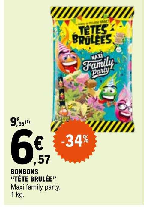 bonbons "tête brûlée"