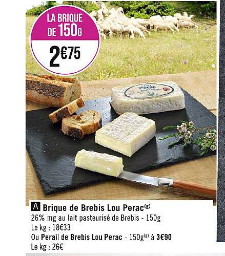 brique de brebis lou pérac