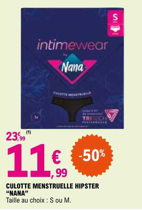 culotte menstruelle hipster "nana"