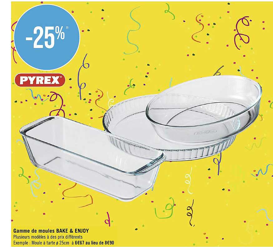 Gamme De Moules Bake & Enjoy Pyrex