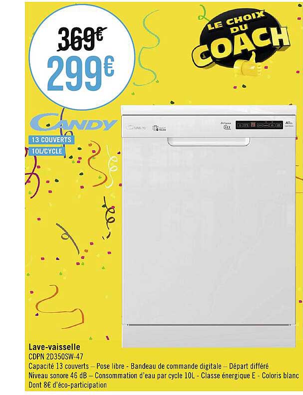 lave-vaisselle candy