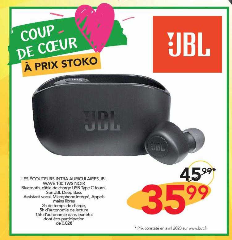 les écouteurs intra auriculaires jbl
