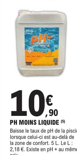 ph moins liquide