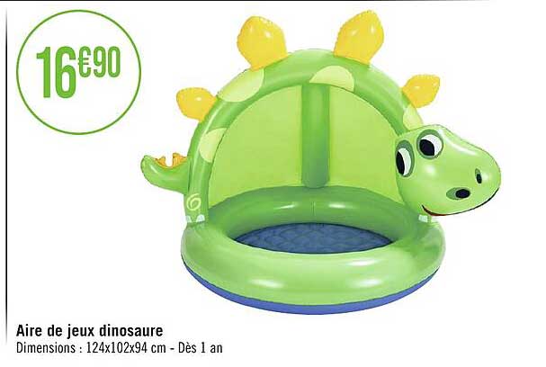 aire de jeux dinosaure