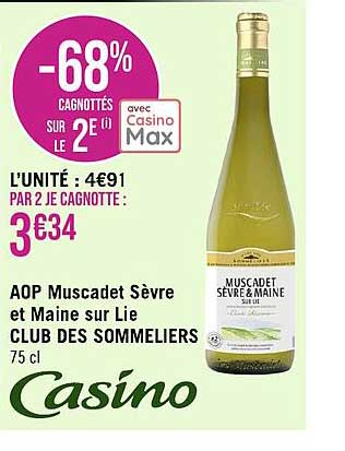 aop muscadet sèvre et maine sur lie club des sommeliers