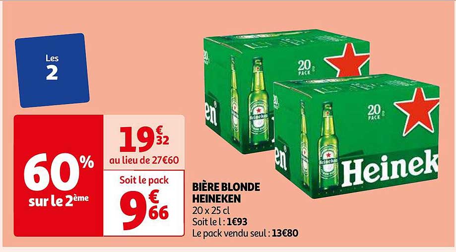Bière Blonde Heineken