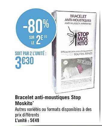 bracelet anti-moustiques stop moskito