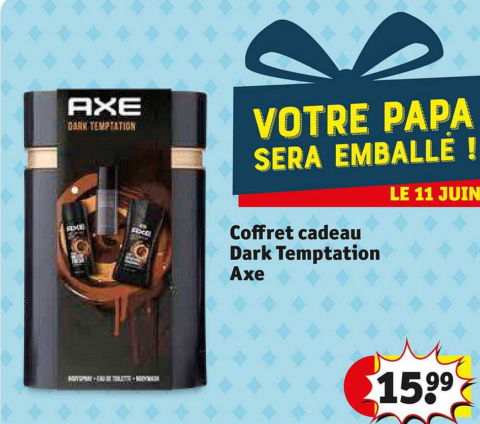 coffret cadeau dark temptation axe