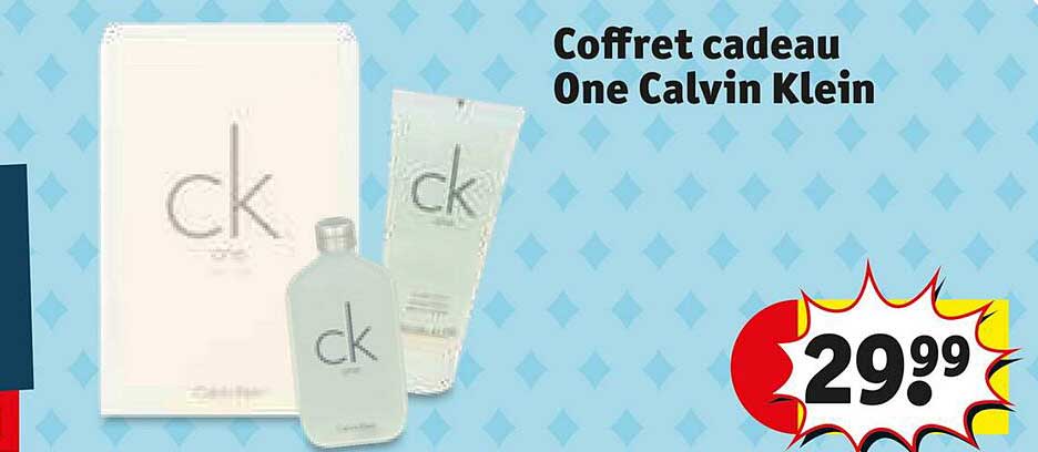 coffret cadeau one calvin klein