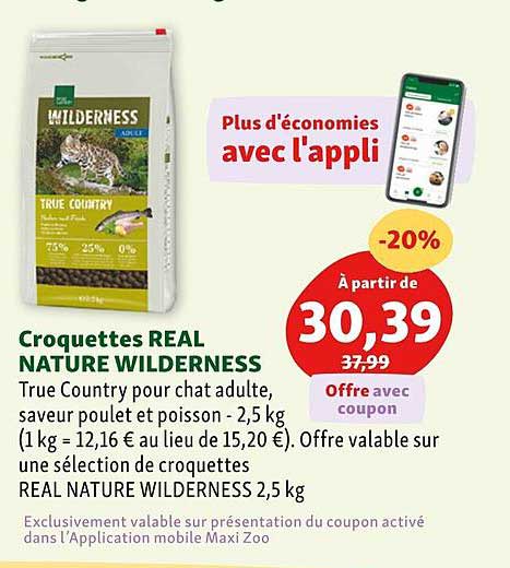 croquettes real nature wilderness