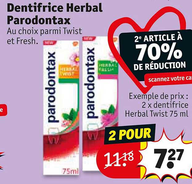 dentifrice herbal parodontax
