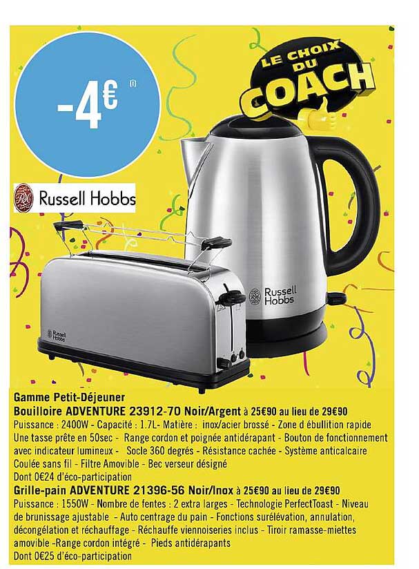 gamme petit-déjeuner russell hobbs