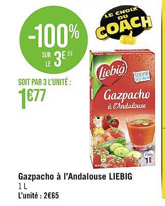 gazpacho à l'andalouse liebig
