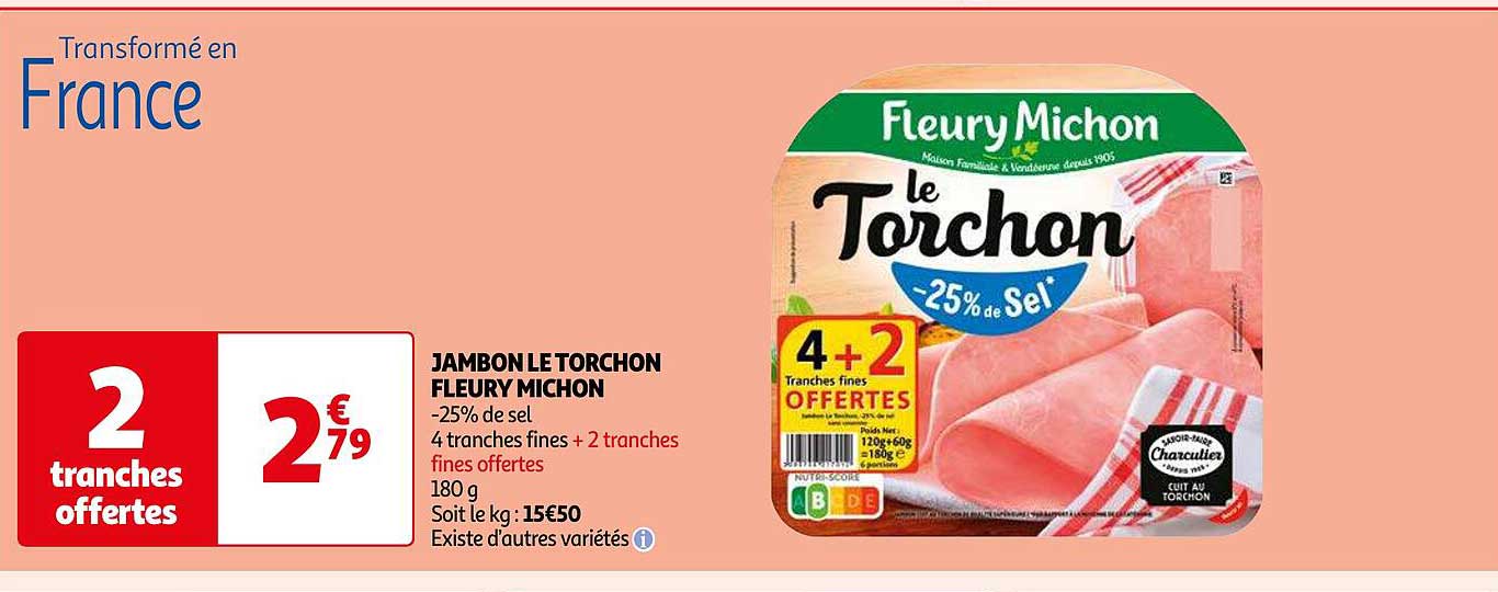 jambon le torchon fleury michon