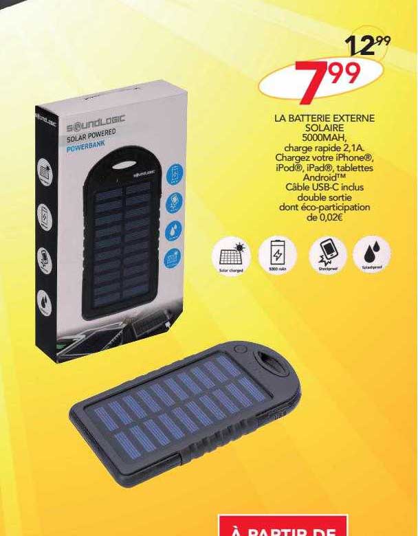La Batterie Externe  Solaire