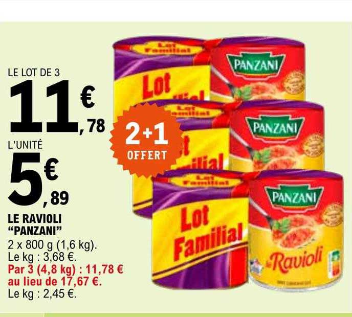 Le Ravioli "panzani"