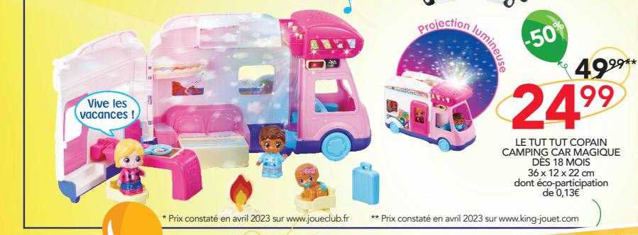 le tut tut copain camping car magique dès 18 mois