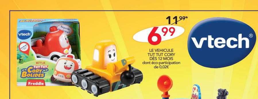 le véhicule tut tut cory dès 12 mois vtech