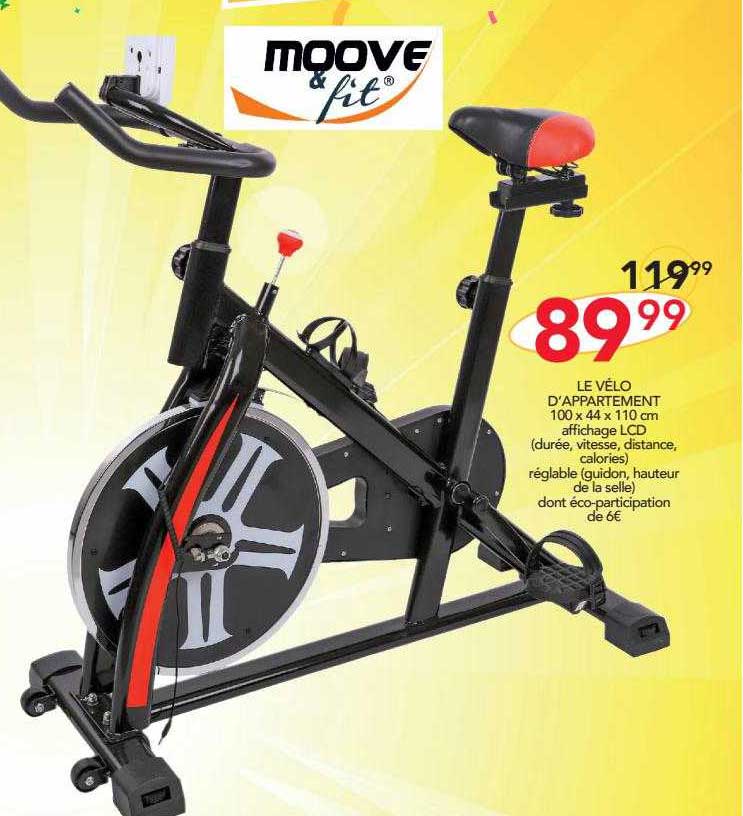 le vélo d'appartement moove & fit