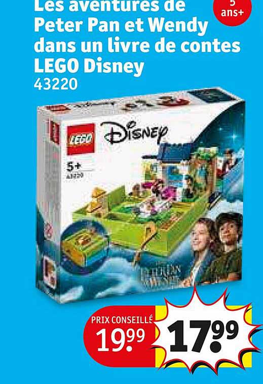 Les Aventures De Peter Pan Et Wendy Dans Un Livre De Contes Lego Disney