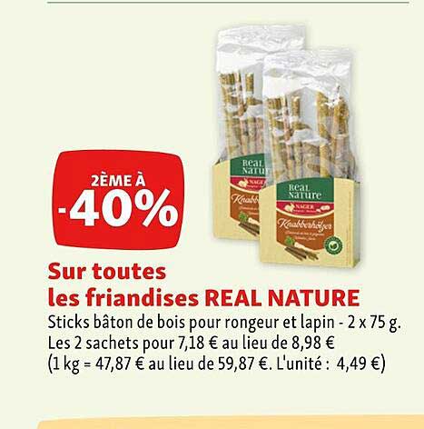 les friandises real nature