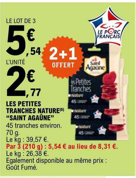 les petites tranches nature "saint agaûne"