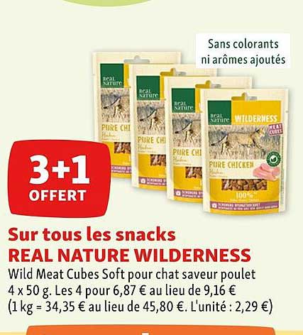 les snacks real nature wilderness