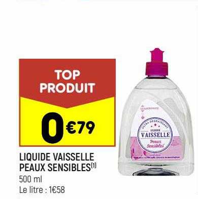 liquide vaisselle peaux sensibles