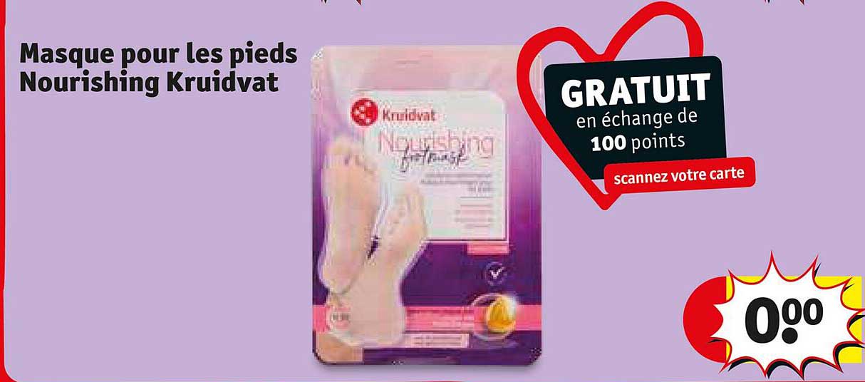 masque pour les pieds nourishing kruidvat