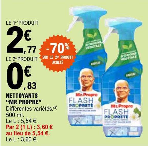nettoyants "mr propre"