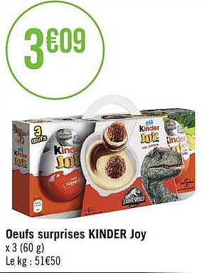 œufs surprises kinder joy