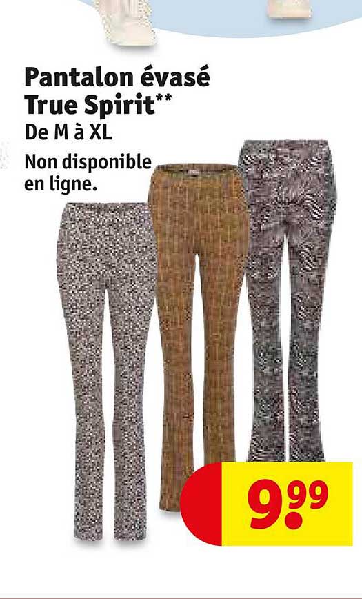 pantalon évasé true spirit