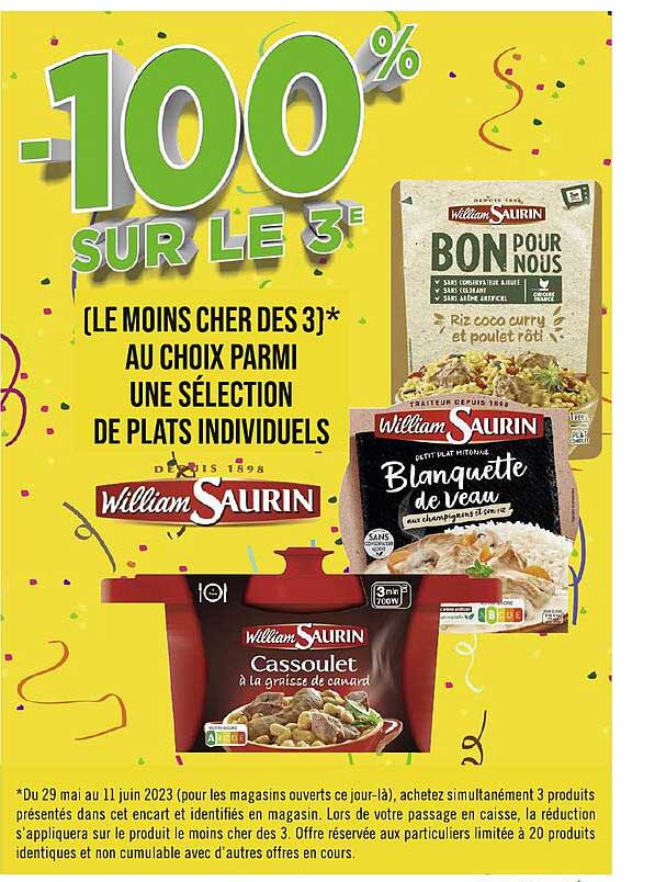 plats individuels william saurin