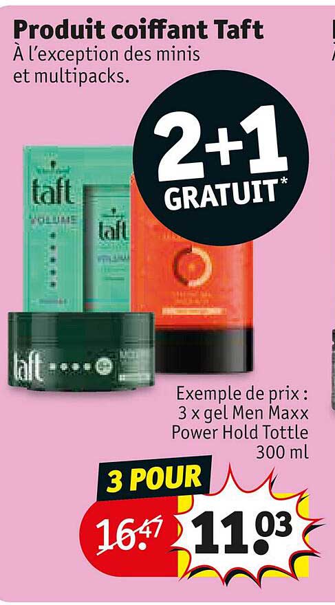 produit coiffant taft