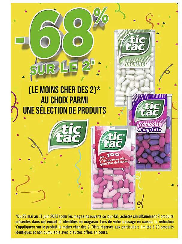produits tic tac